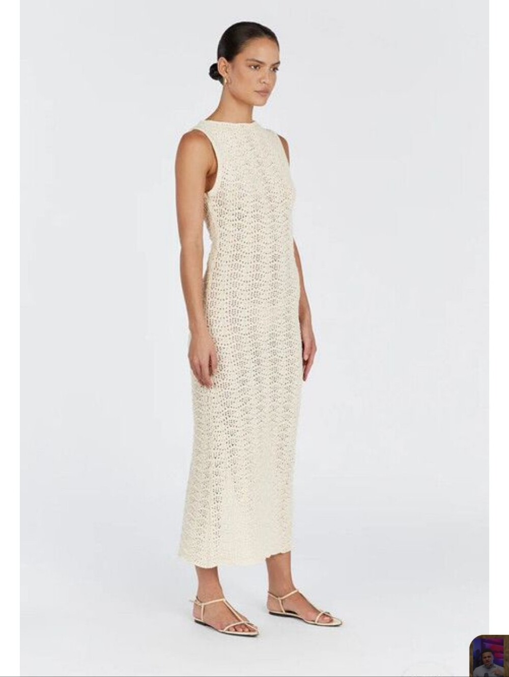 Dissh Nwt Gisele Buttermilk Crochet Dress Size L